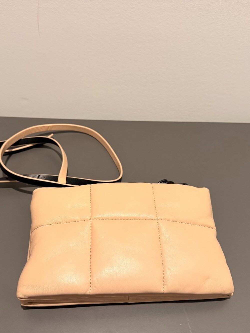 ALLSAINTS Blush Quilted Mini Crossbody
